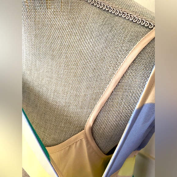 I ❤️ RONSON BLOCKED STRIPE CHIFFON LAYERED SUMMER MAXI DRESS SIZE XL 🌟EUC🌟 - Picture 3 of 13